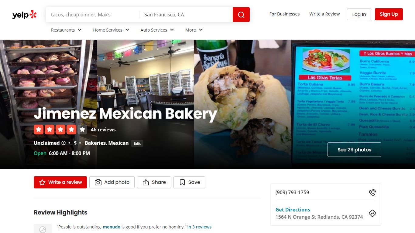 JIMENEZ MEXICAN BAKERY - 29 Photos & 45 Reviews - Bakeries - 1564 N ...